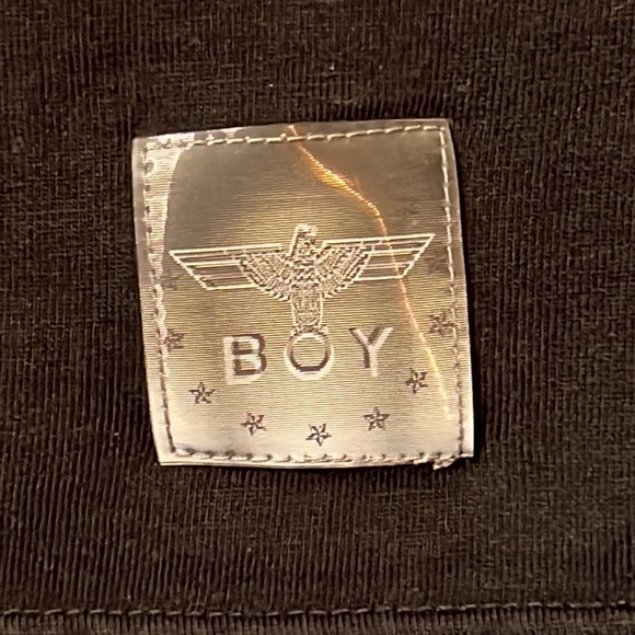 Boy London heavy weight t-shirt w/ hologram brand on the hem. - Picture 2 of 5